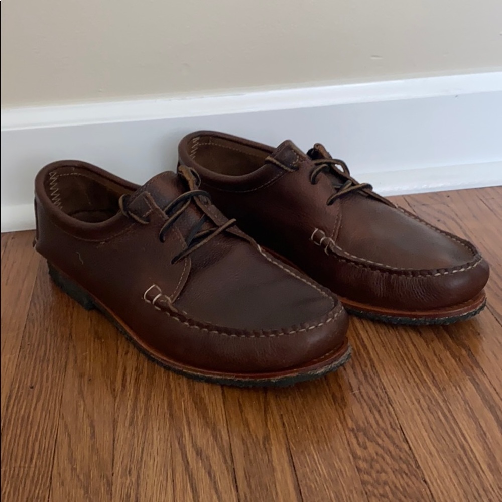 Quoddy- J. Crew Crepe Blucher Shoes
